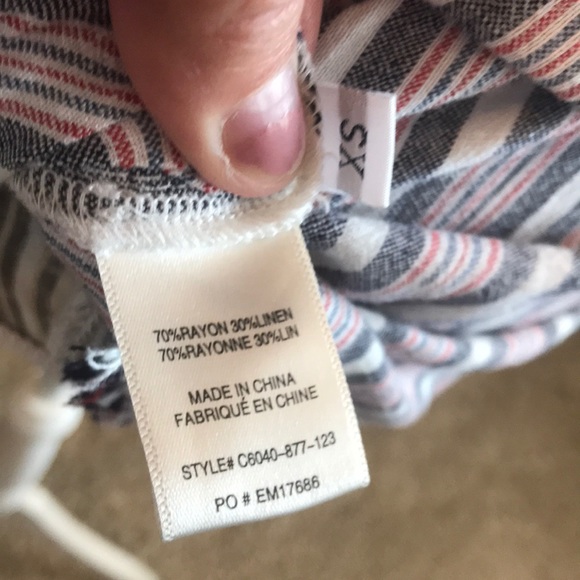 🔥1 hr SALE - Cloth & Stone, Striped romper - Picture 6 of 8